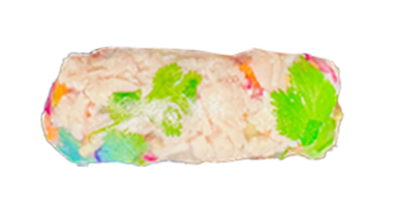 Low Carbohydrate Rice Paper Rolls Poached Chicken