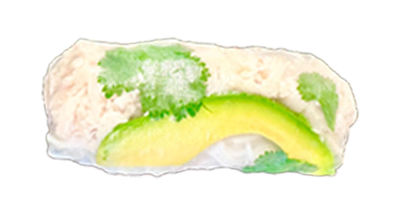 Standard Rice Paper Rolls Poached Chicken Avo