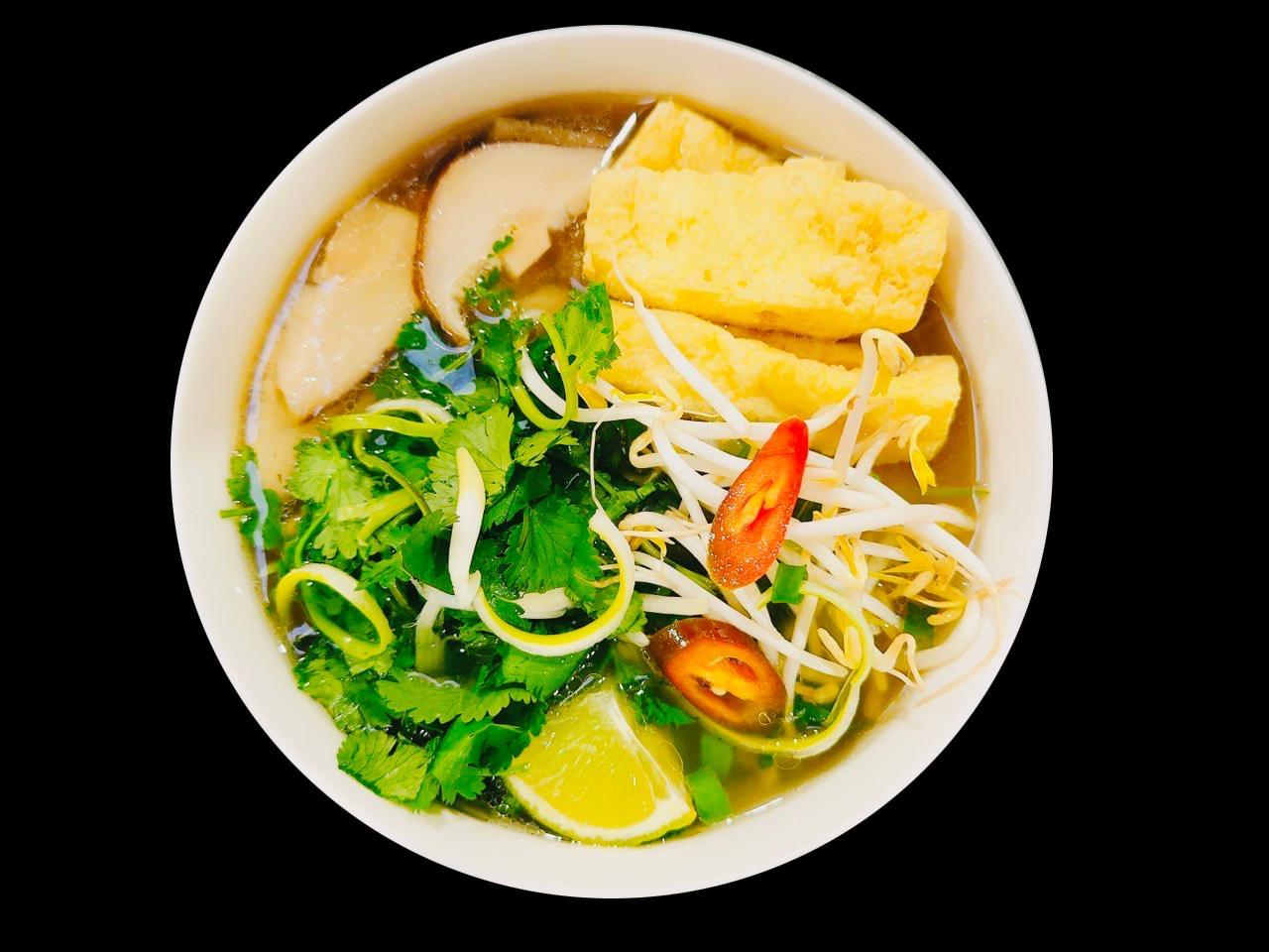 Tofu and Mushroom Pho