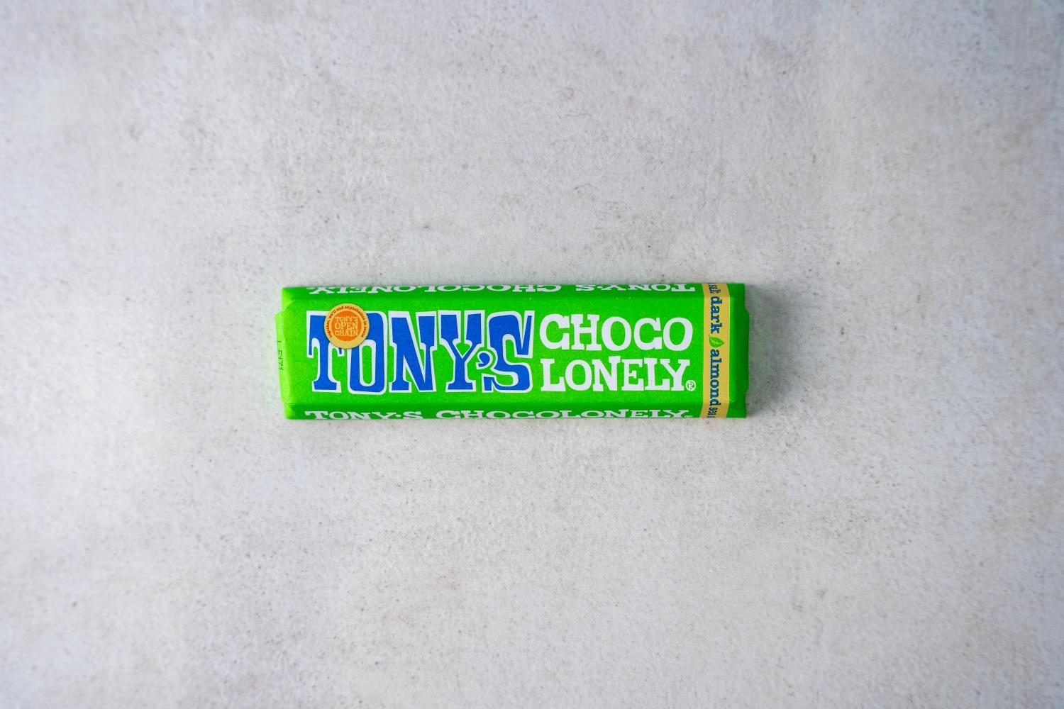 Tony's Chocolonely - Dark Chocolate, Almond & Salt