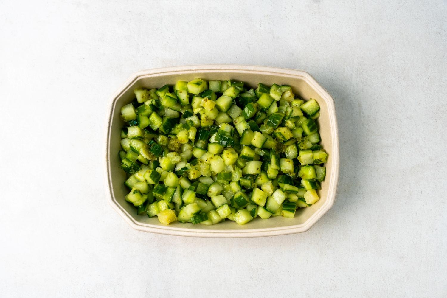 Diced Smokey Cucumber