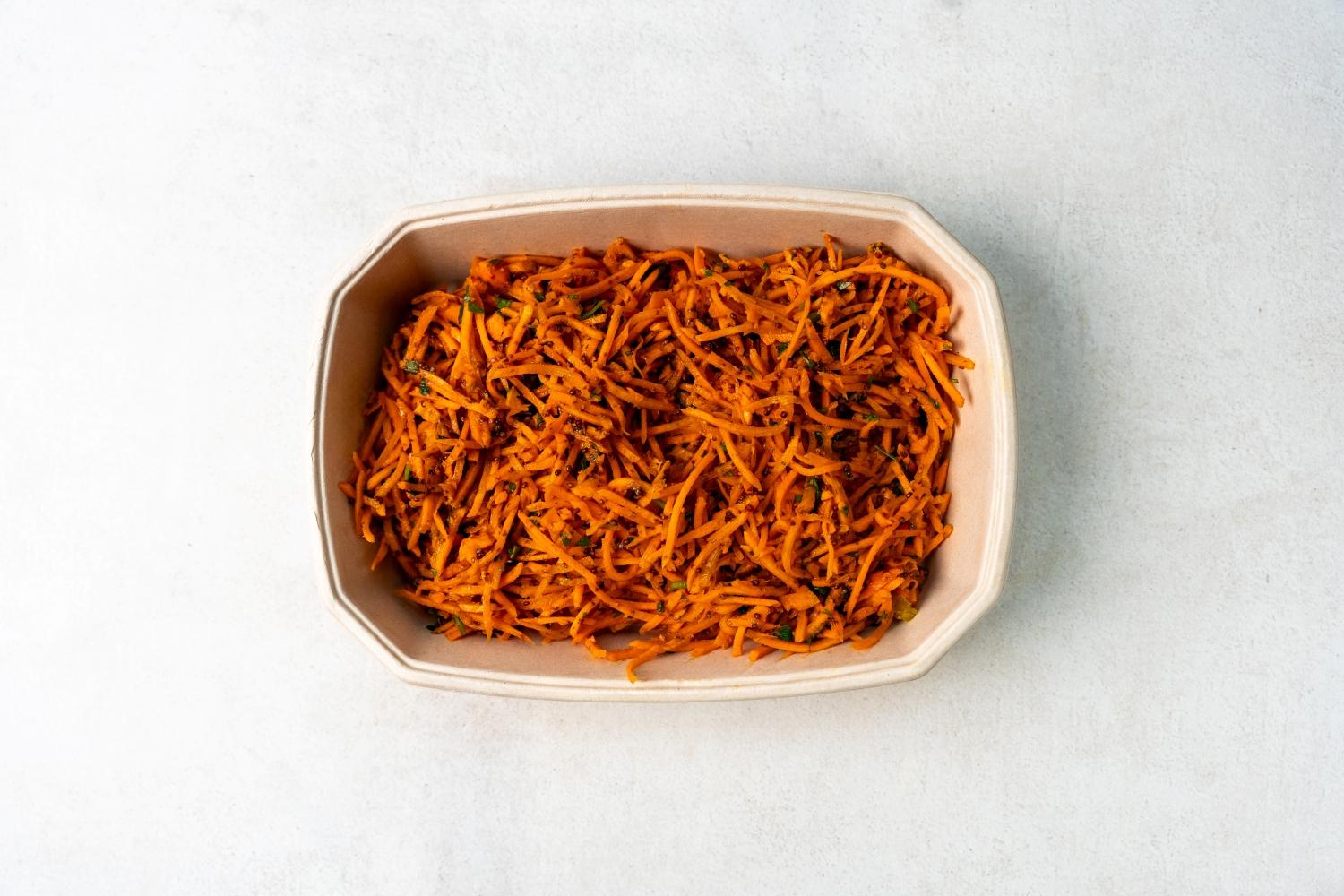 Punchy Shredded Carrots