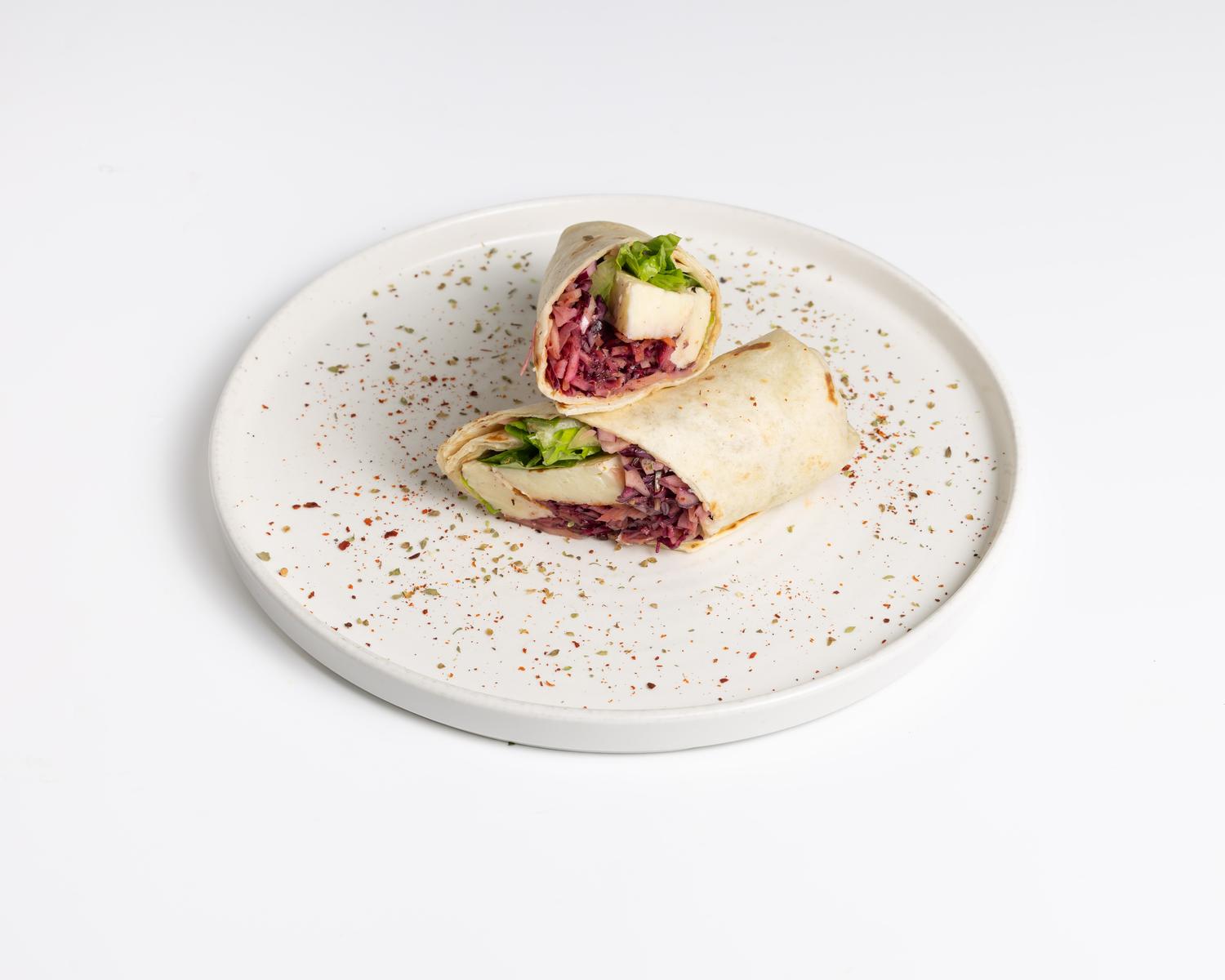 Grilled Halloumi Wrap