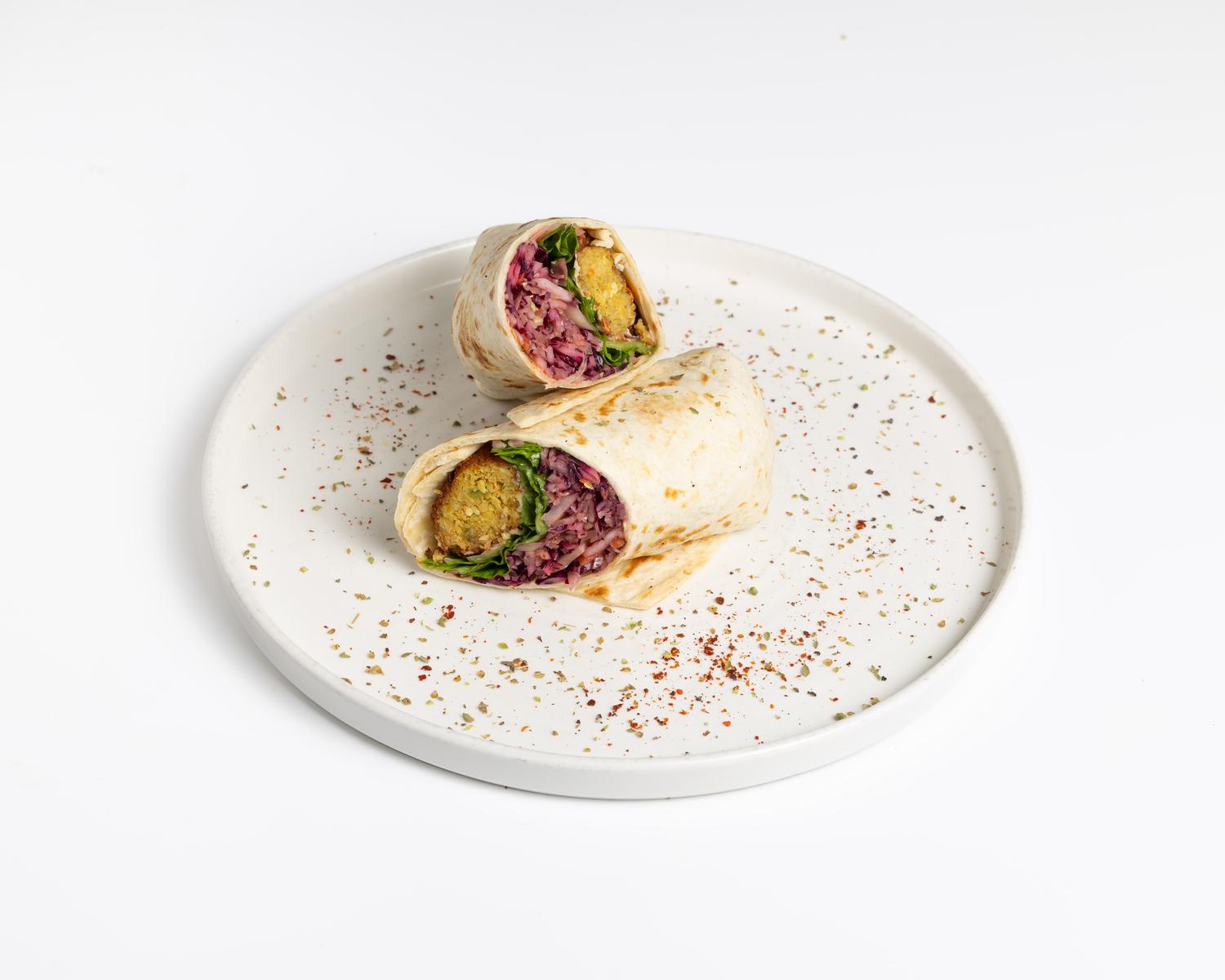 Homemade Falafel Wrap
