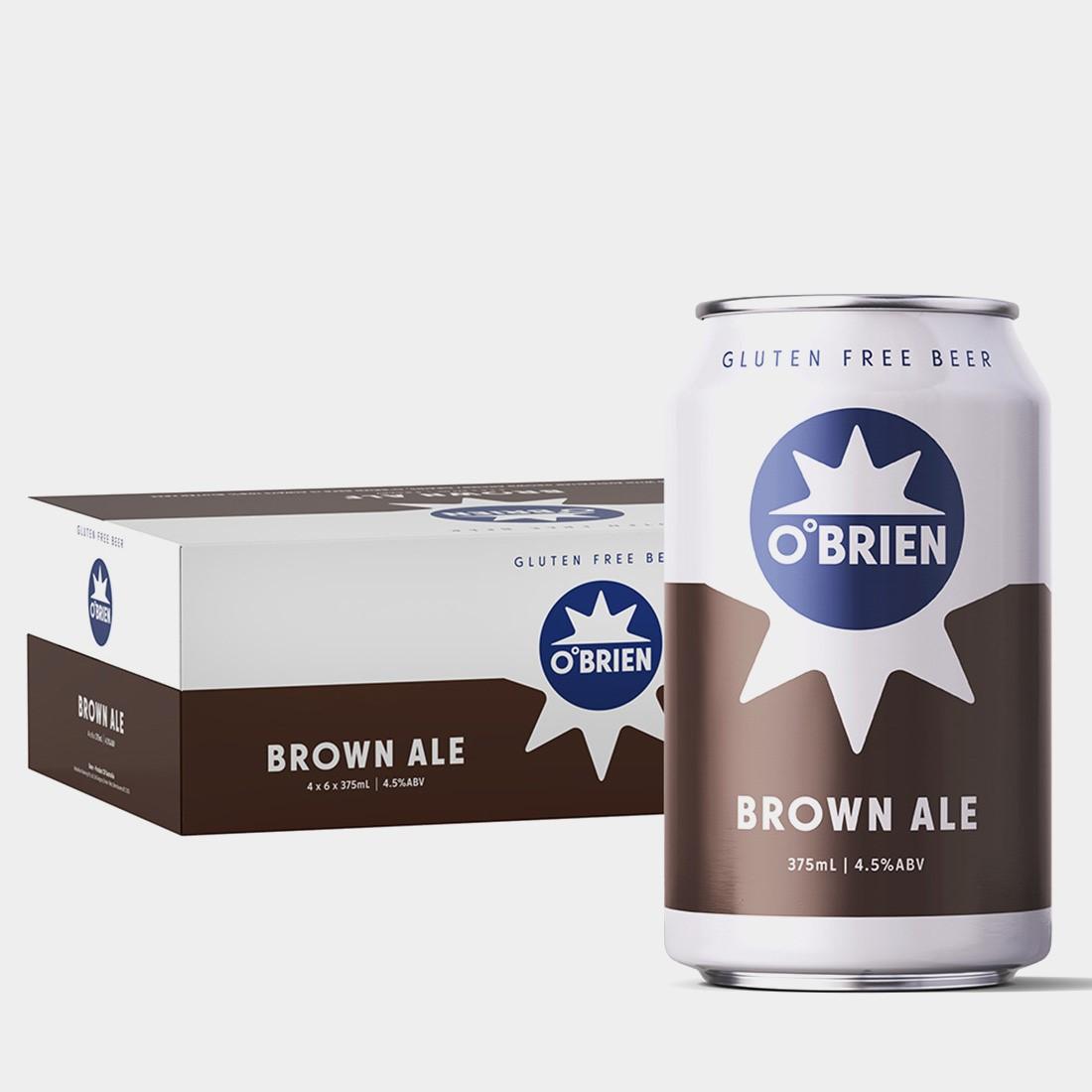 O'Brien Brown Ale - 24 x 375ml Cans