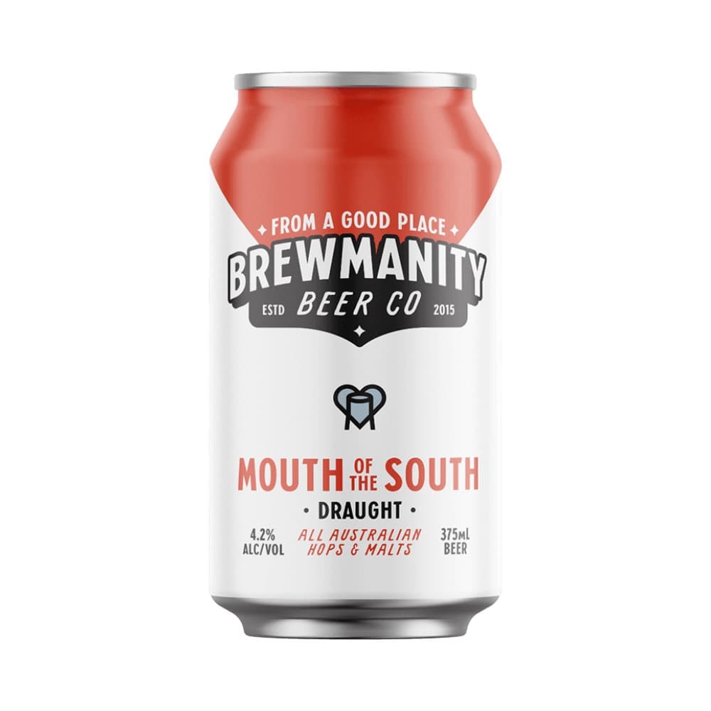 Brewmanity Mouth of the South Draught - 24 x 375ml