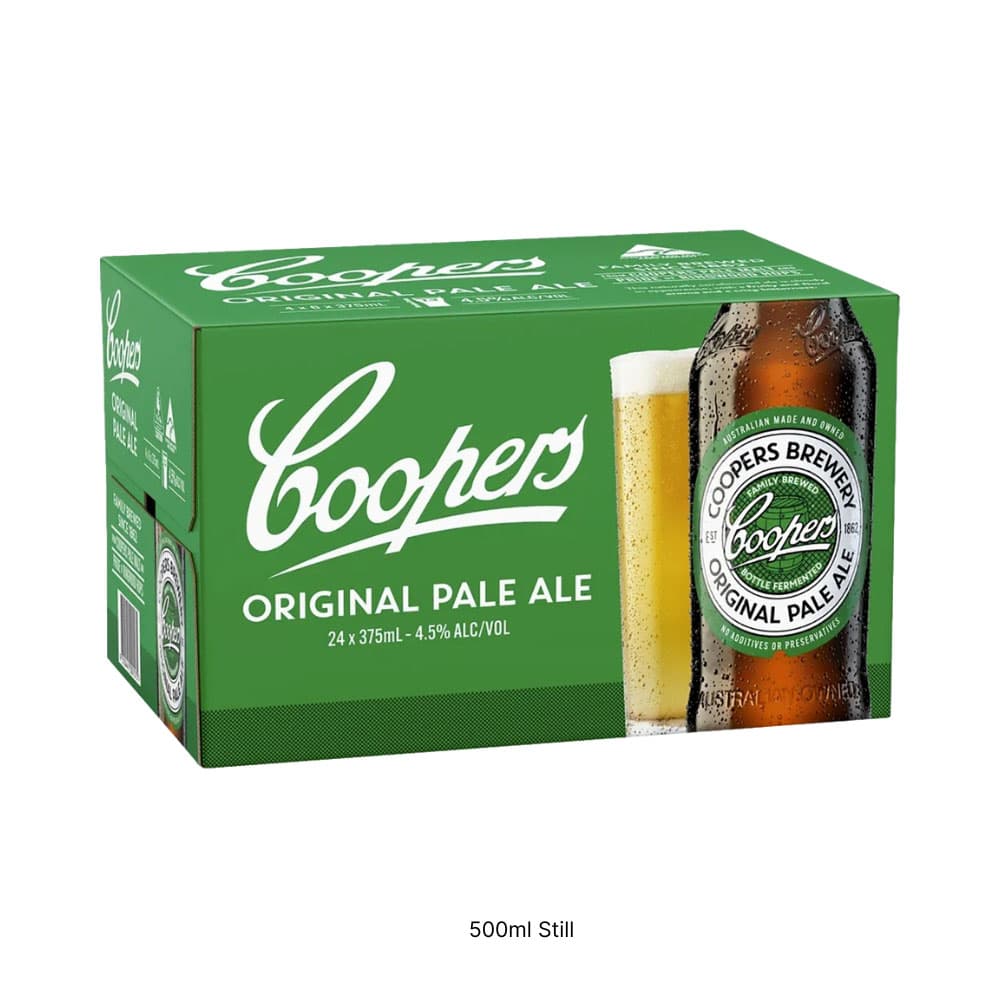Coopers Pale Ale - 24 x 375ml Bottles
