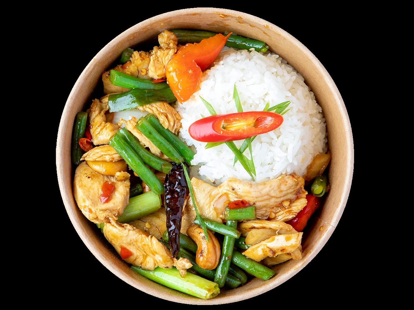 Pad Prik Haeng Chicken
