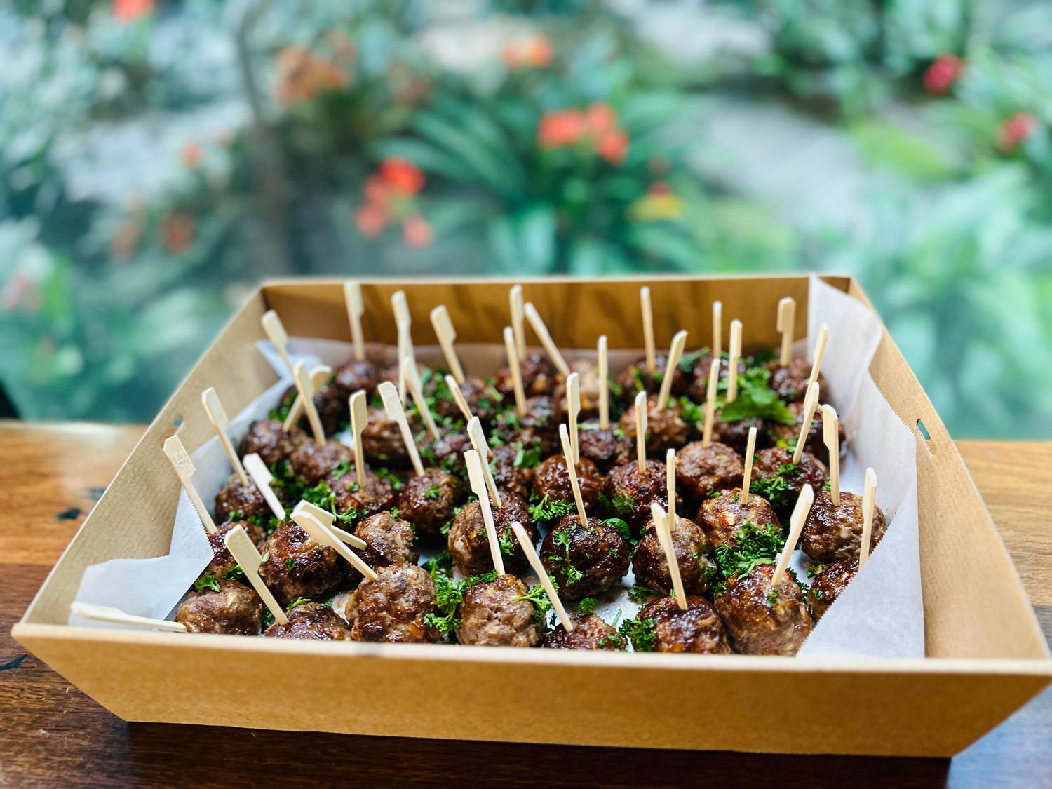 Homemade Spicy Meatballs