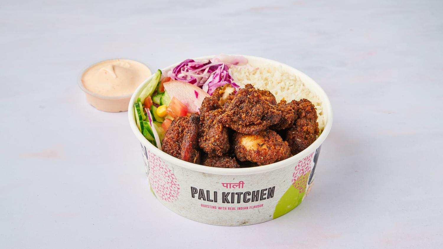 Crispy Fried Chicken Rice Bowl