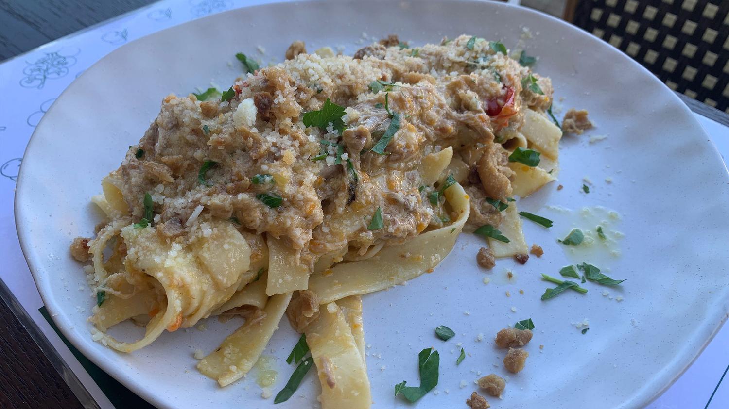 Duck Pappardelle Pasta