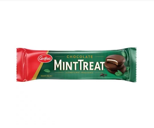 Griffins Sensations Choc Biscuits Mint Treats 100g