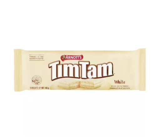 Arnotts Tim Tam Chocolate Biscuits White 100g