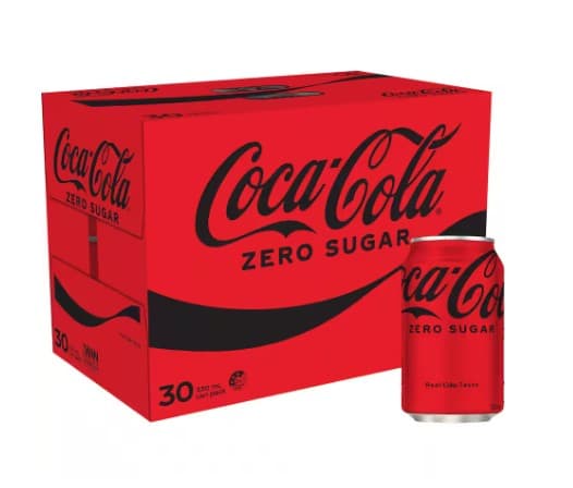 Coca Cola Coke Zero Sugar 330ml, 30 Pack