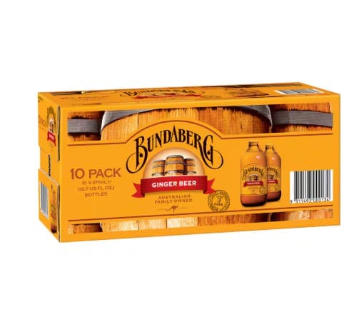 Bundaberg Ginger Beer 375ml/10pack