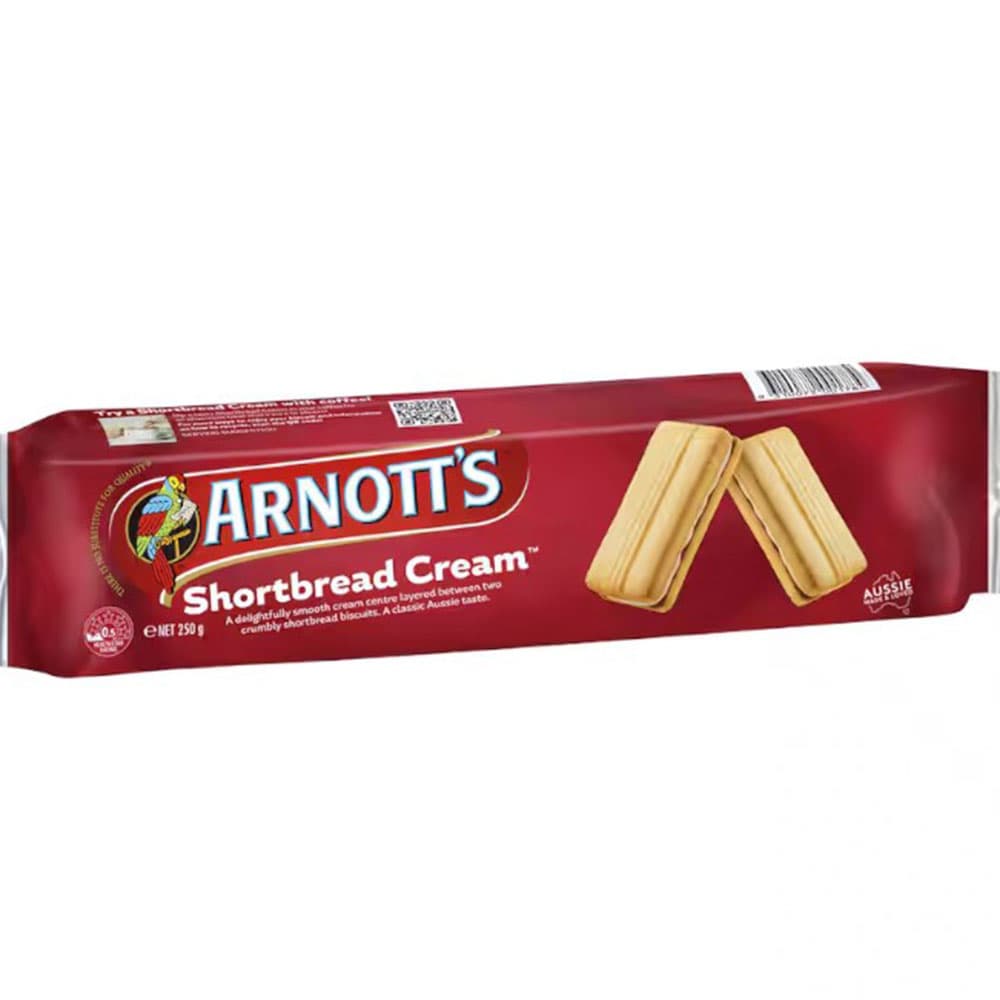 Arnotts Creme Filled Shortbread 250g
