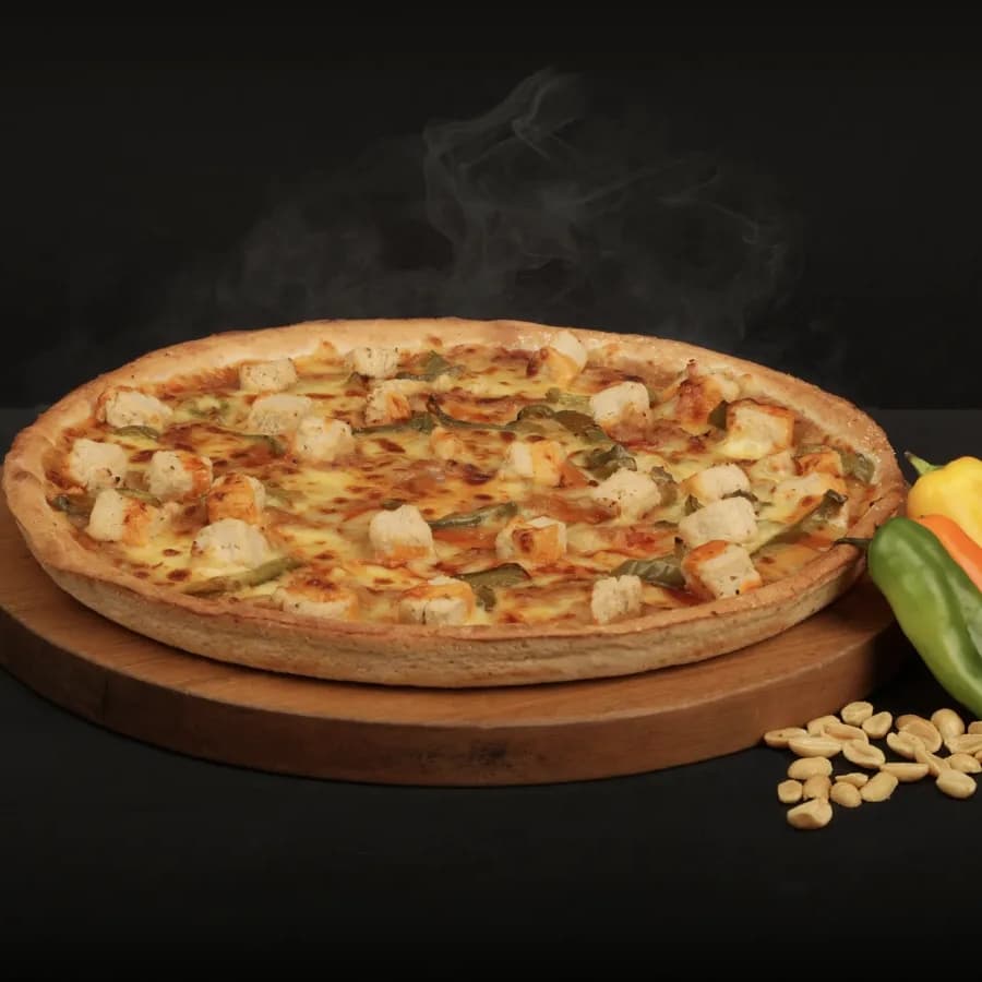 Veggie Mayhem Pizza