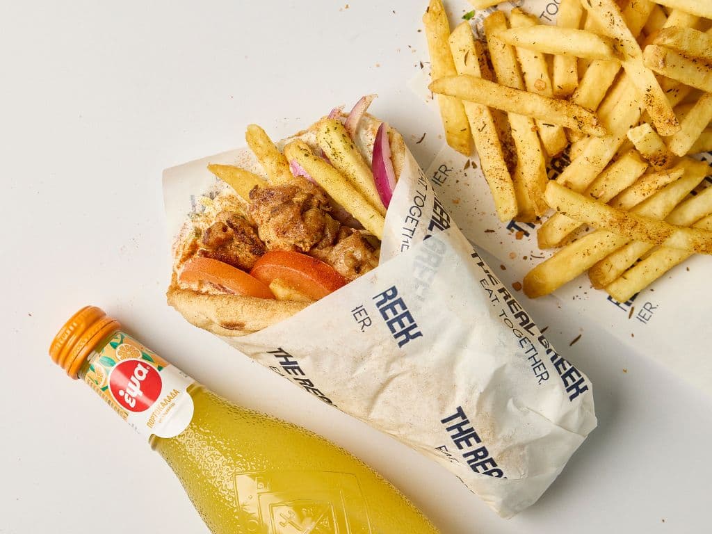 Souvlaki Wrap Meal Deal