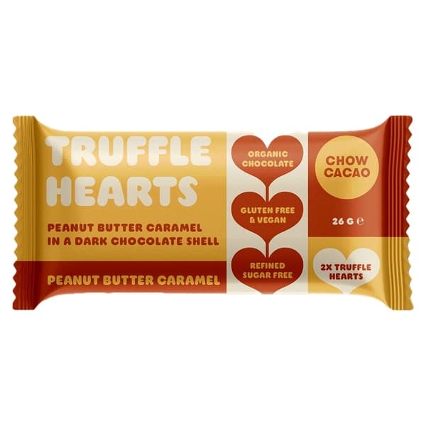 Chow Cacao, Truffle Hearts, 26g