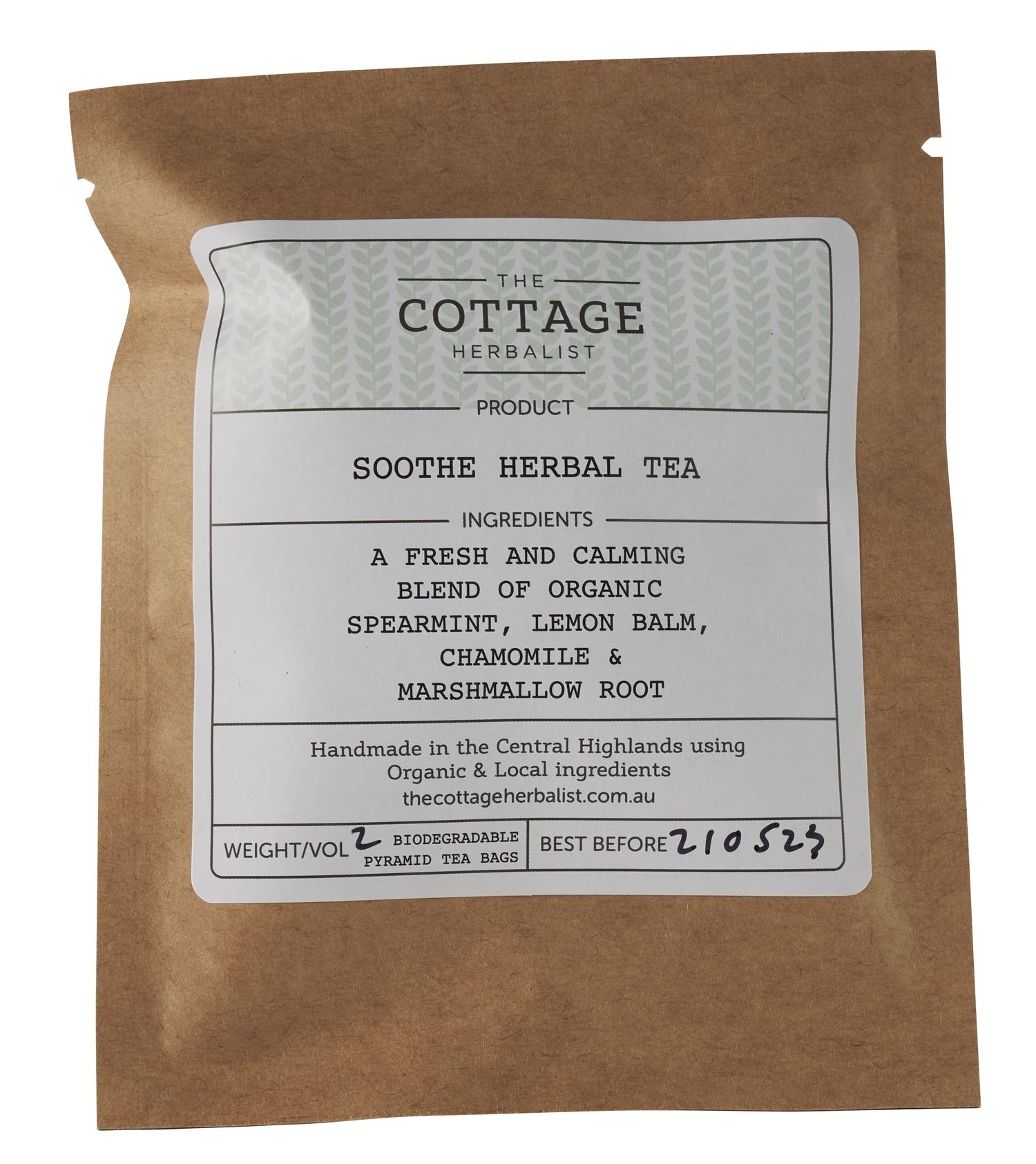 The Cottage Herbalist, Soothe Herbal Tea Bags
