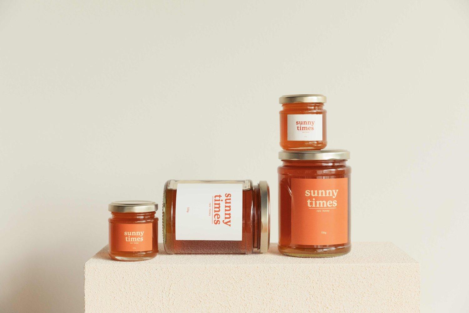 Sunny Times Raw Honey, Medium Jar 380ml