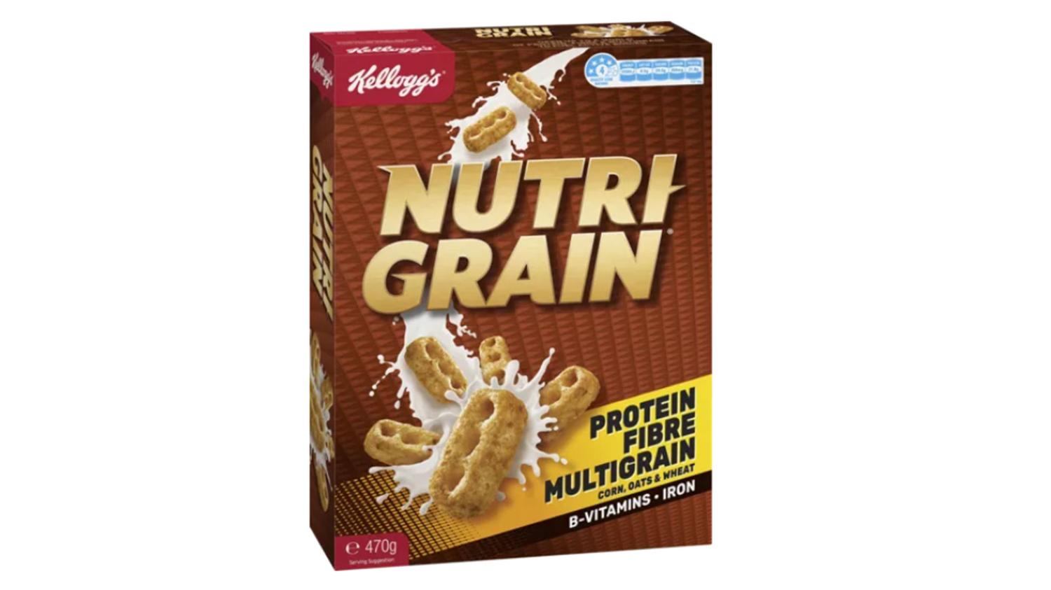 Kelloggs Nutrigrain 470g Box