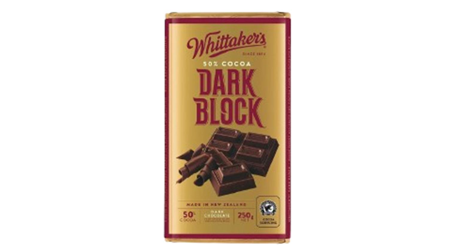 Whittaker's Dark Block 250G
