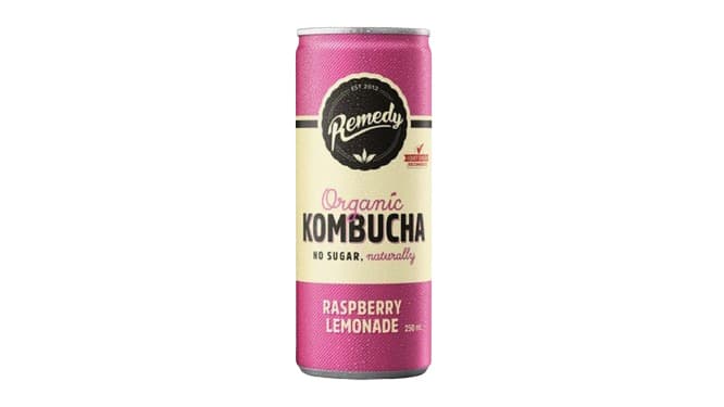 Remedy Kombucha Raspberry Lemonade 250ML Can