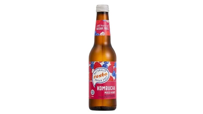 Nexba Kombucha Mixed Berry 330ML Glass