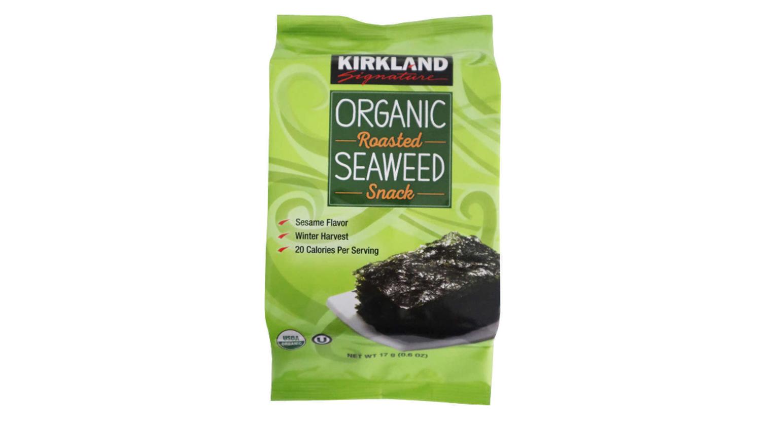 Kirkland Organic Roasted Seaweed Sheets 17G