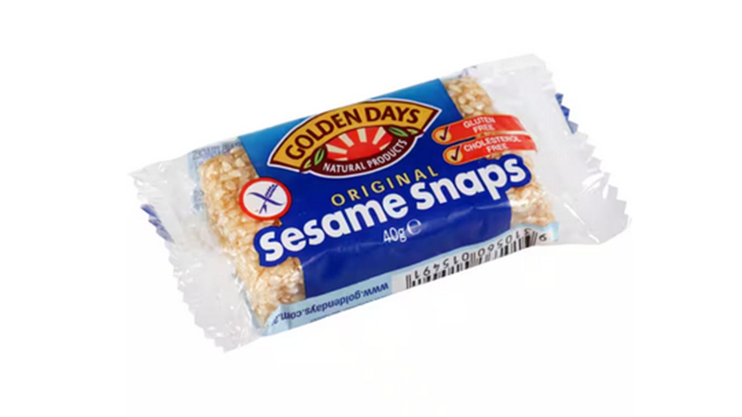 Golden Days Sesame Snaps Bar 40G