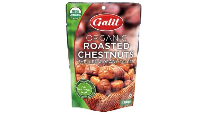 Galil Organic Roasted Chestnut  100G