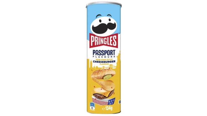 Pringles Cheeseburger134G Can
