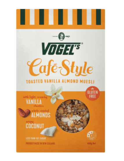 Vogel's Cafe Toasted Vanilla Almond Muesli 400g