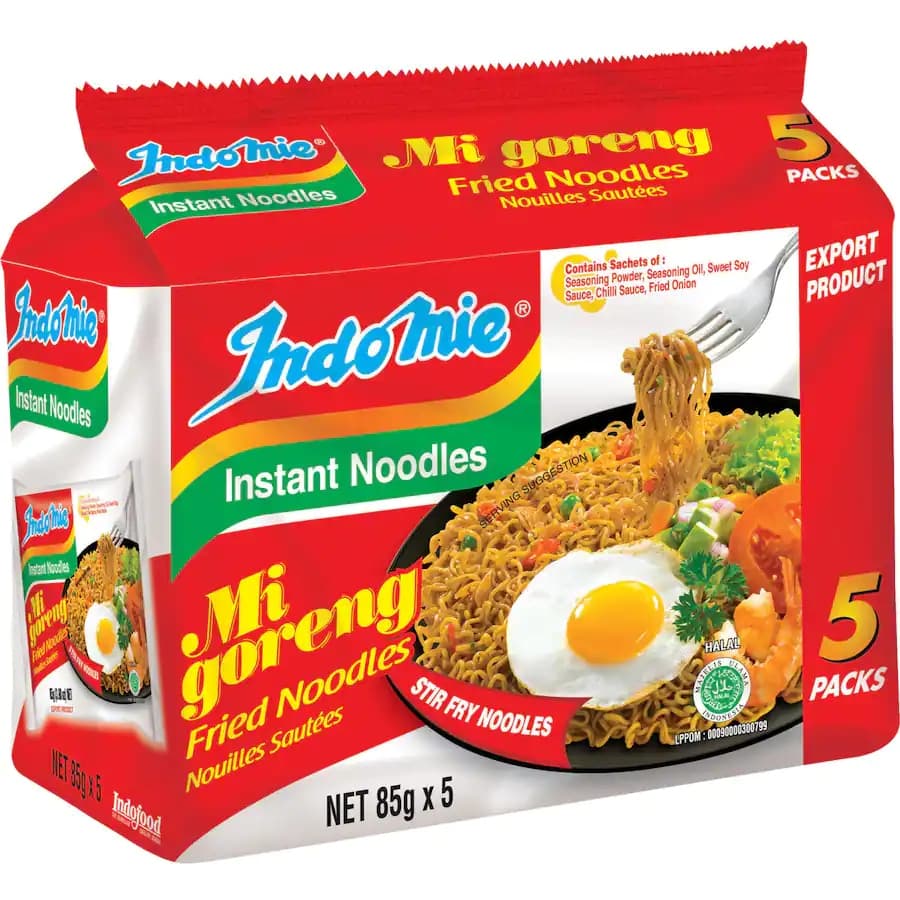 Indomie Instant Noodles Mi Goreng Multi Pack 