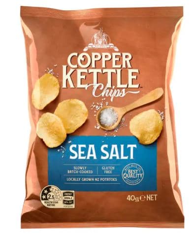 Cooper Kettle Sea Salt Chips, 40g