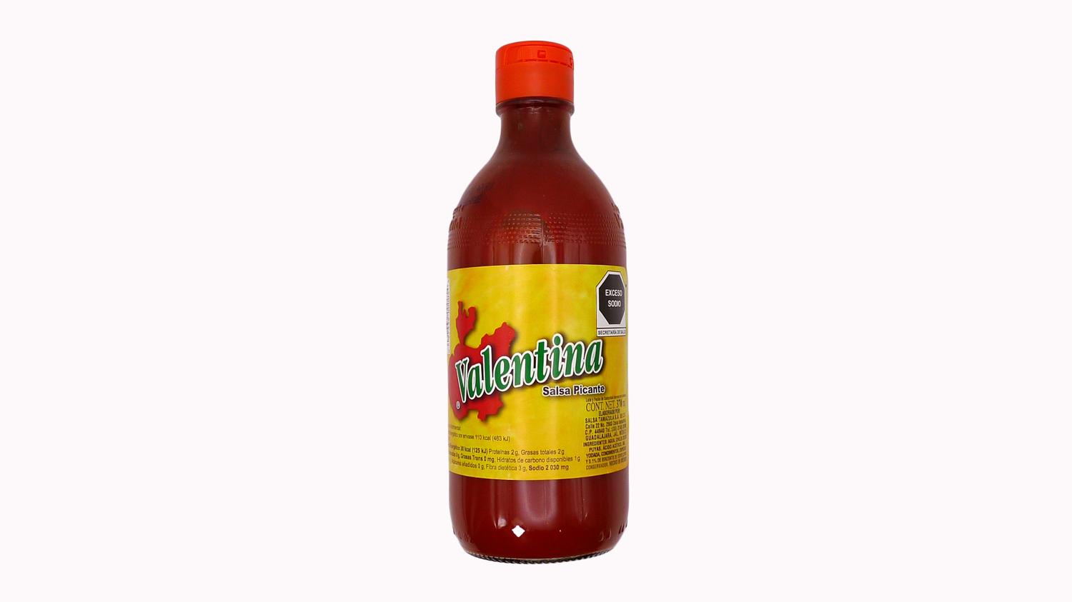 Bottle of Valentina Hot Sauce