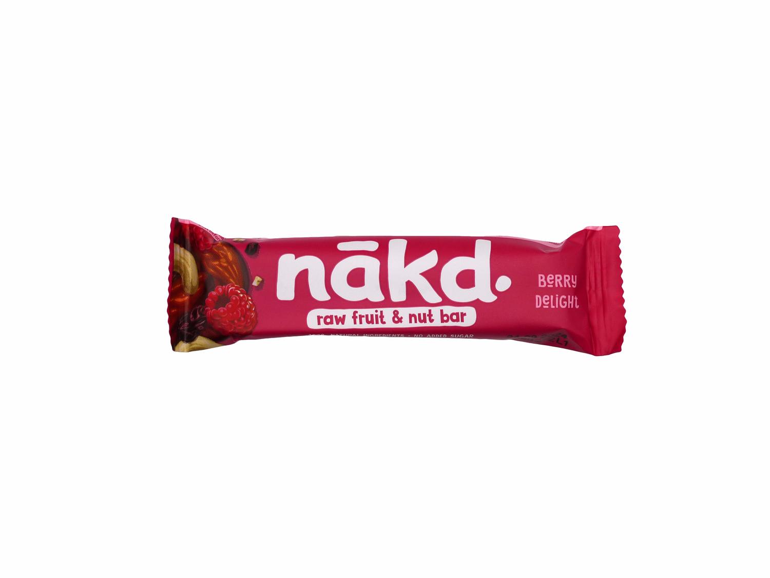Nakd. Raw Fruit & Nut Bar - Berry Delight