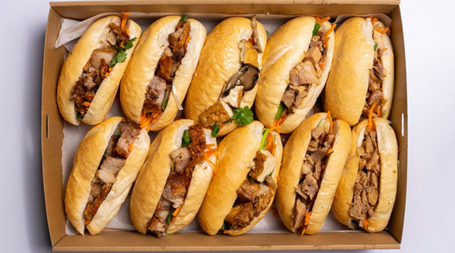 Mini Banh Mi Platter (Box of 10)