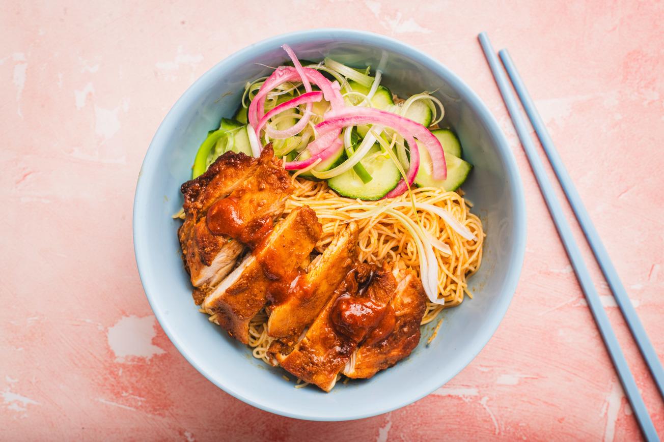 Satay Noodle Salad - Chicken