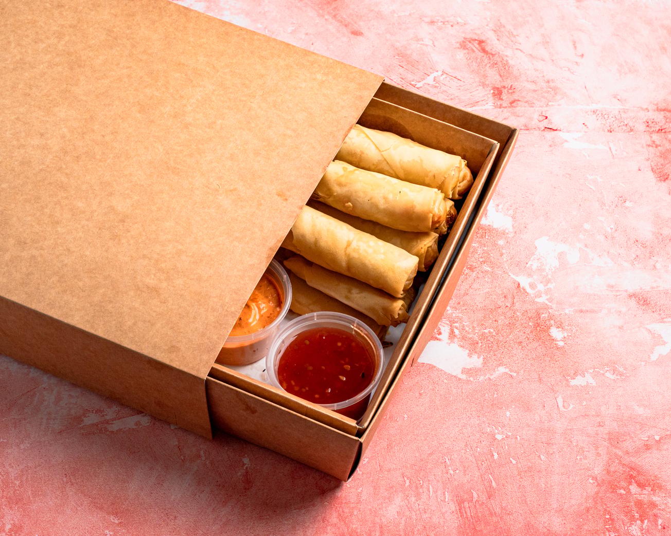Vegan Spring Roll Platter (with sauces)
