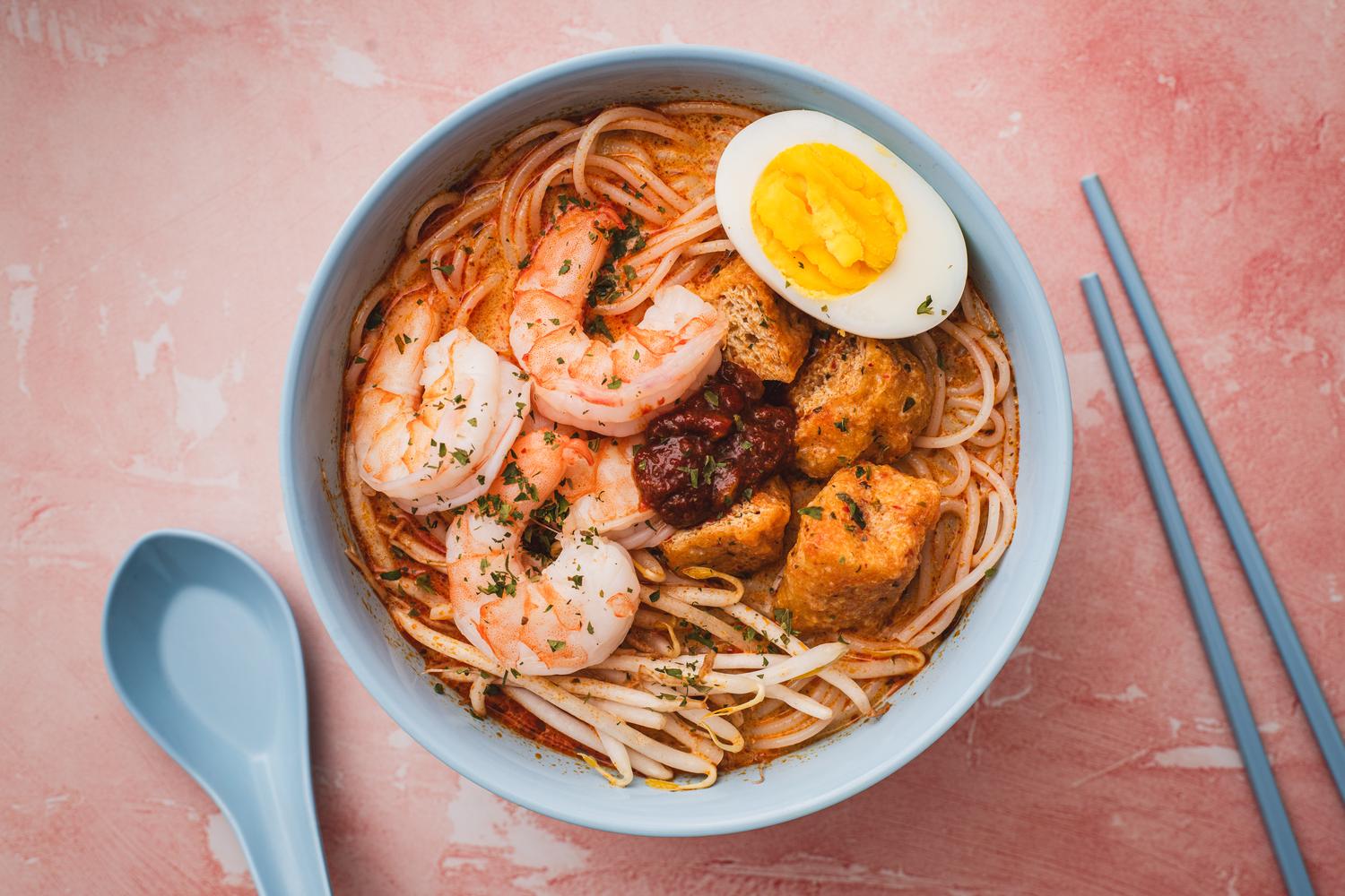 Singapore Laksa with Sambal