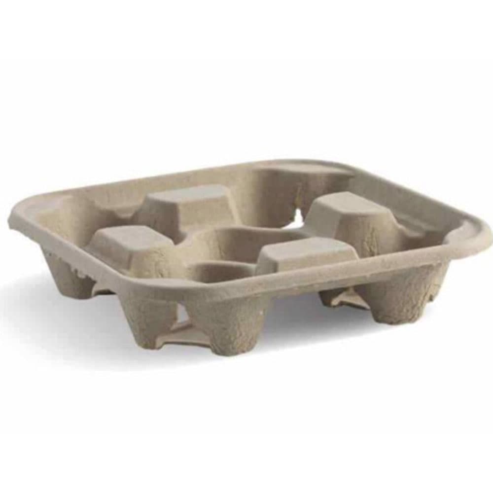 Take Away Drink Tray - 4 Cup, 50 Pack
