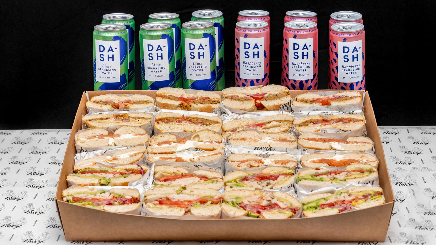 Lunch Bagel and drink Bundle for 12