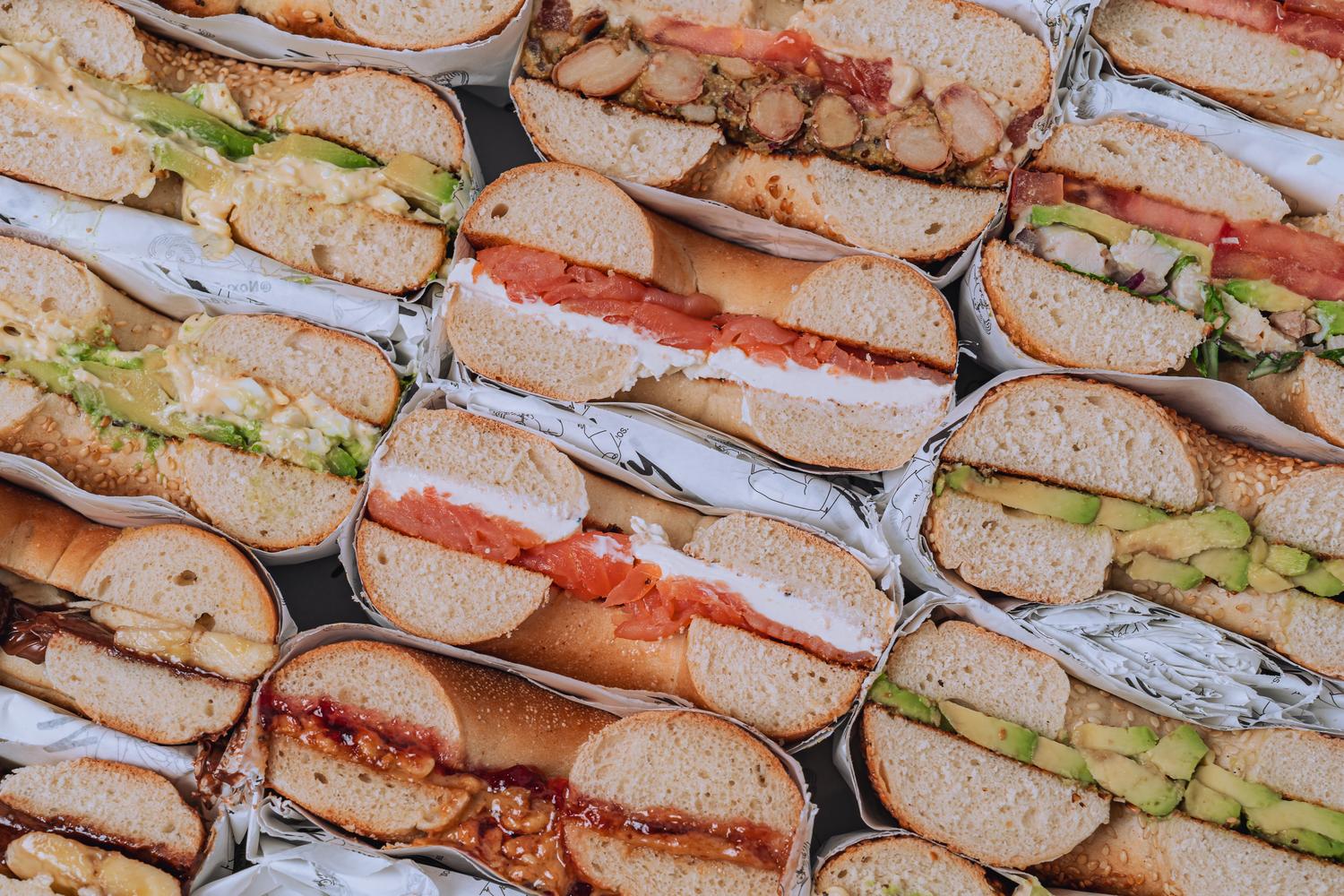 The Lunch Bagel box for 12
