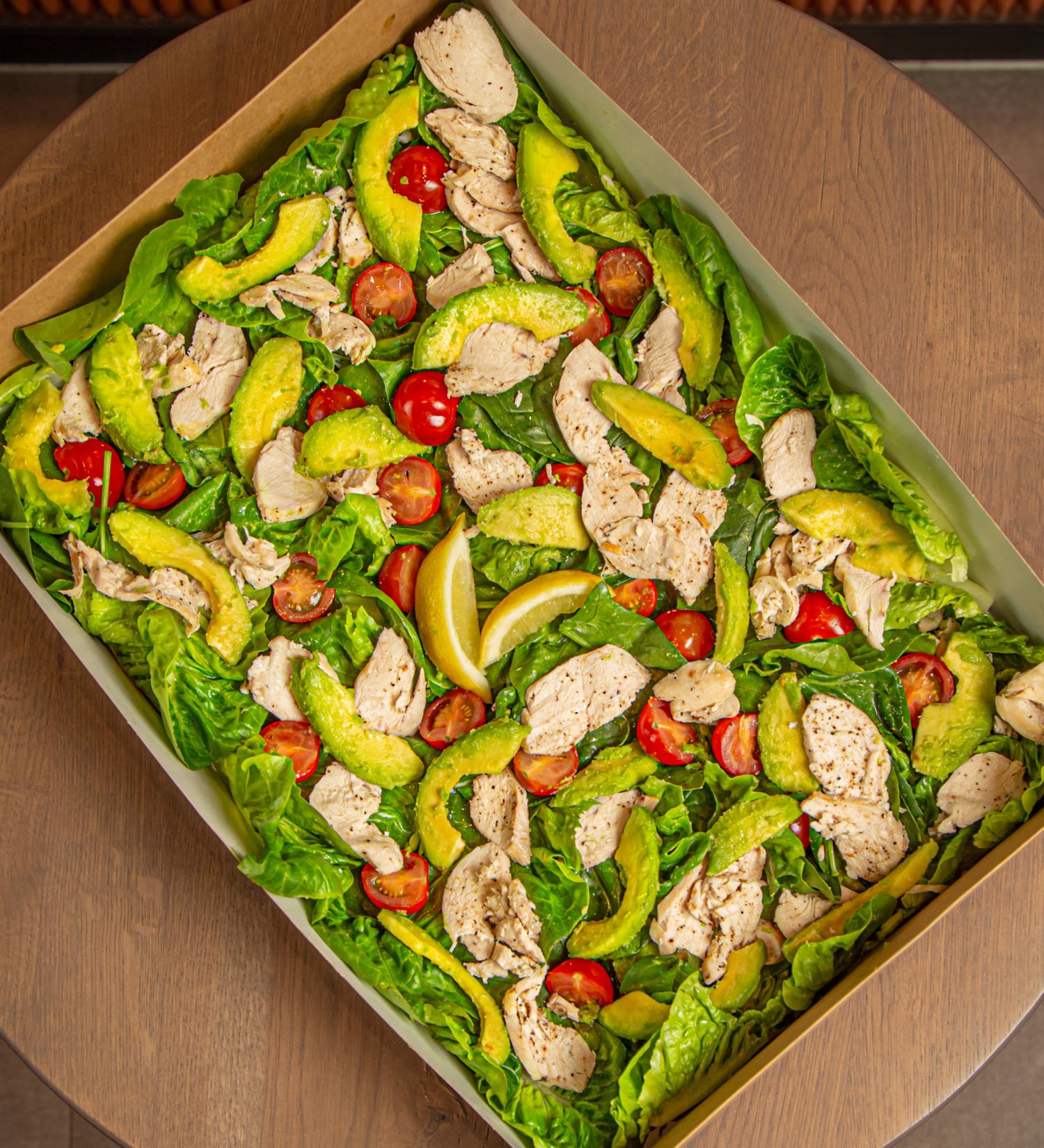 Chicken and Avocado Salad Platter