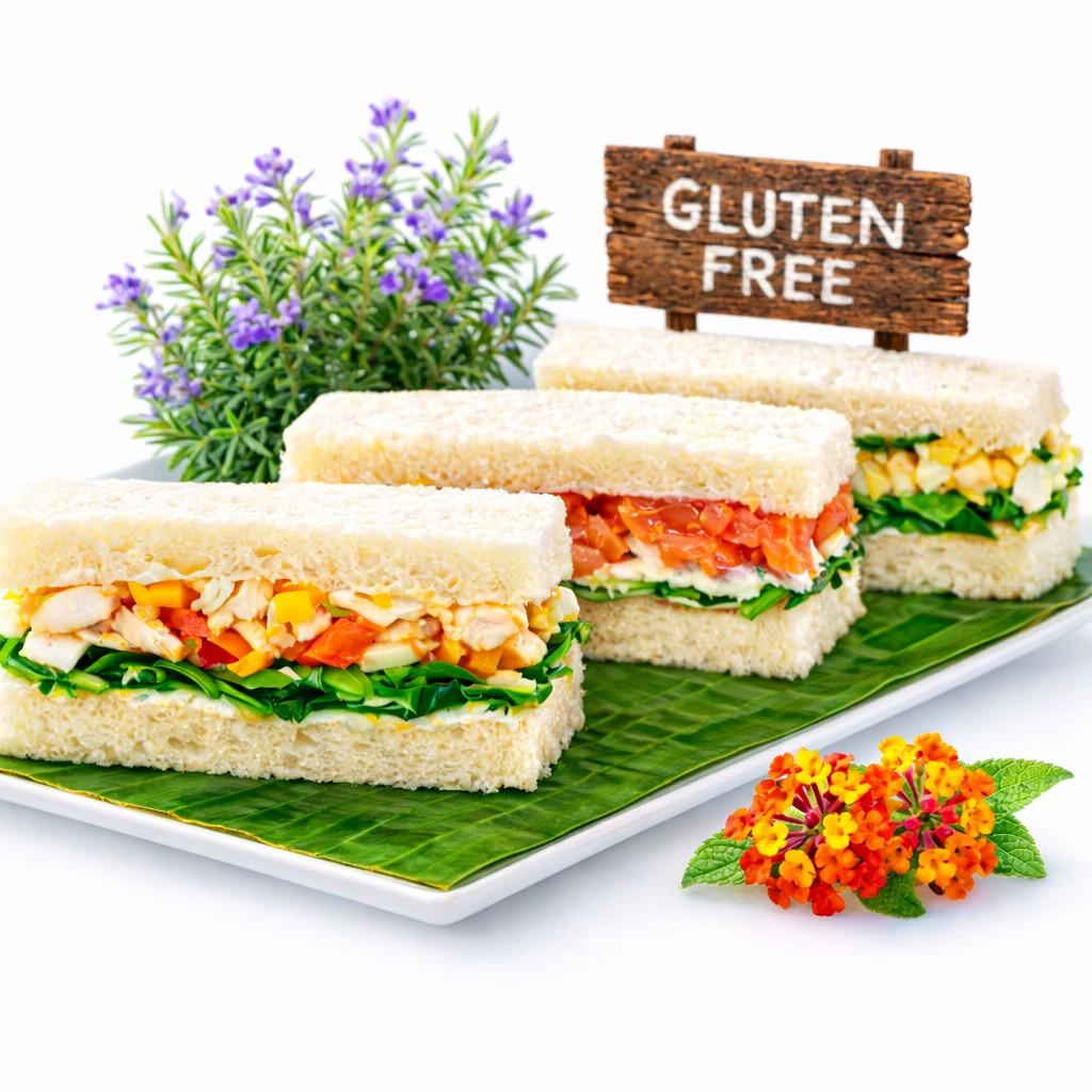 Gluten Free Club Sandwiches (1.5 per serve)