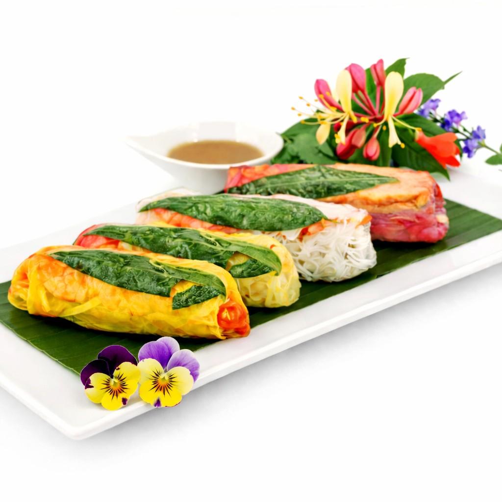 Rainbow Rice Paper Rolls