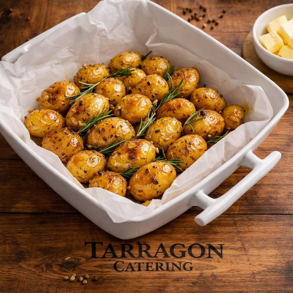 Roasted Rosemary Chat Potatoes