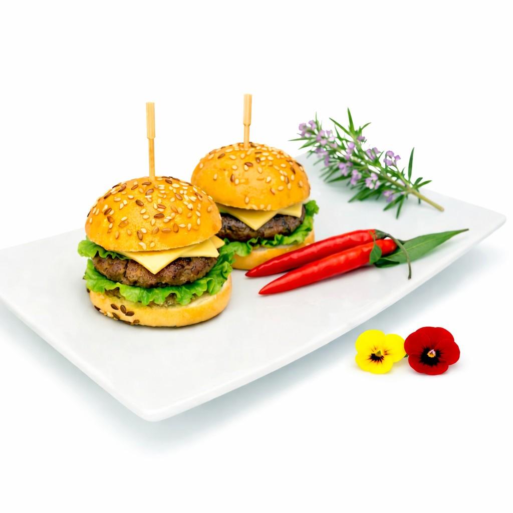 Mini Beef Burgers with Tasty Cheese